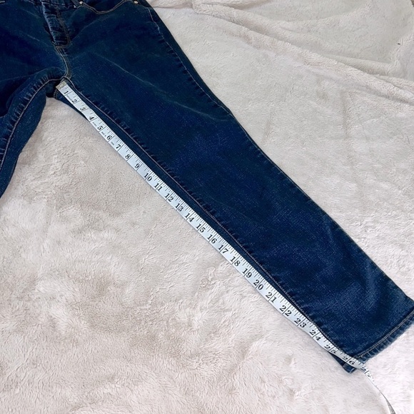 Chico’s So Slimming Girlfriend Ankle Denim Blue Jeans-Sz 0.5 ( Small/6) - Picture 6 of 12